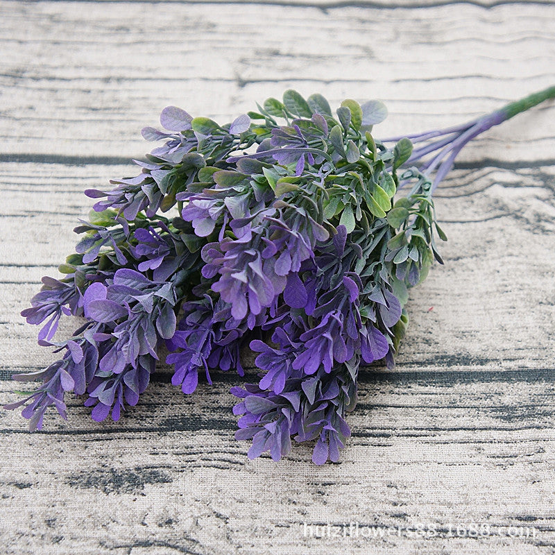 Stunning 7-Pronged Bean Plant Faux Flowers - Perfect for Home Décor, Weddings, and Eye-Catching Wall Art