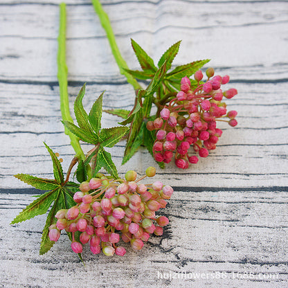 Stunning Little Branch Southern King Star Fruit Plant - Lifelike Succulent Greenery for Indoor Plant Walls & Decorations