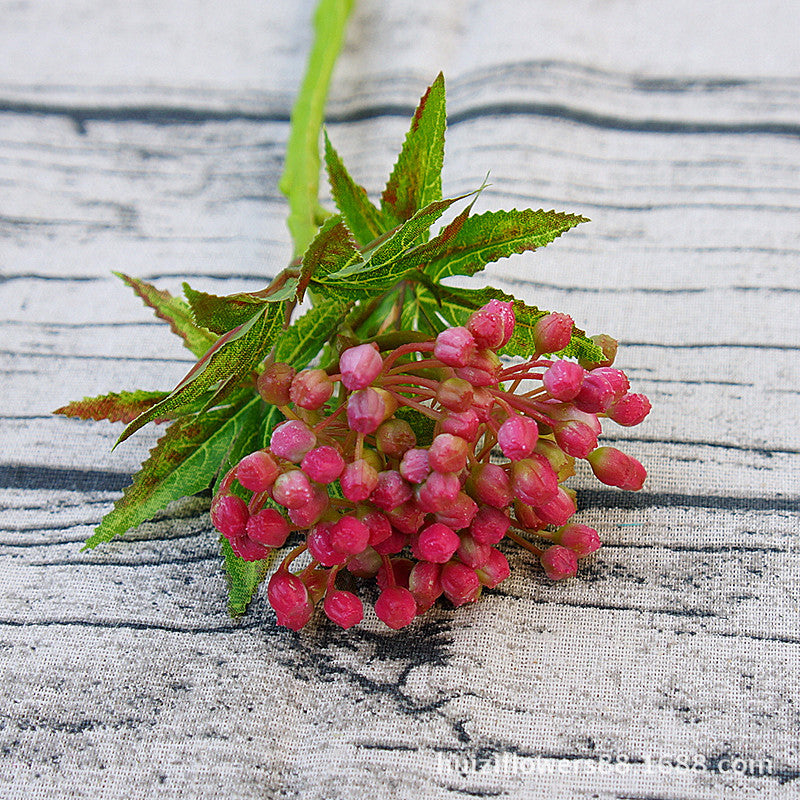 Stunning Little Branch Southern King Star Fruit Plant - Lifelike Succulent Greenery for Indoor Plant Walls & Decorations