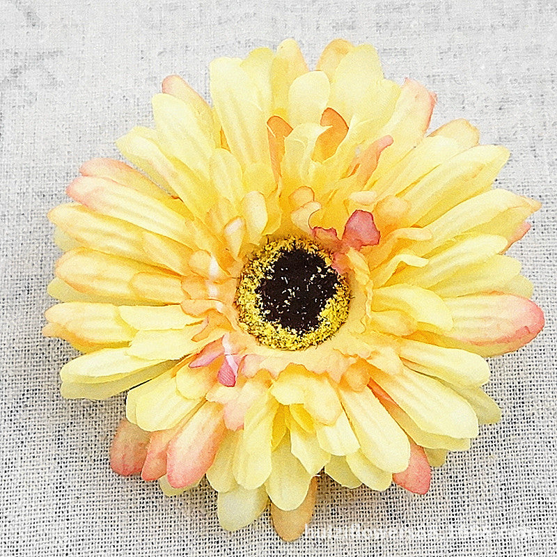 Realistic Artificial Flowers - Stunning African Daisy Flower Heads for Handmade Hats and Fashion Accessories - Perfect for DIY Projects