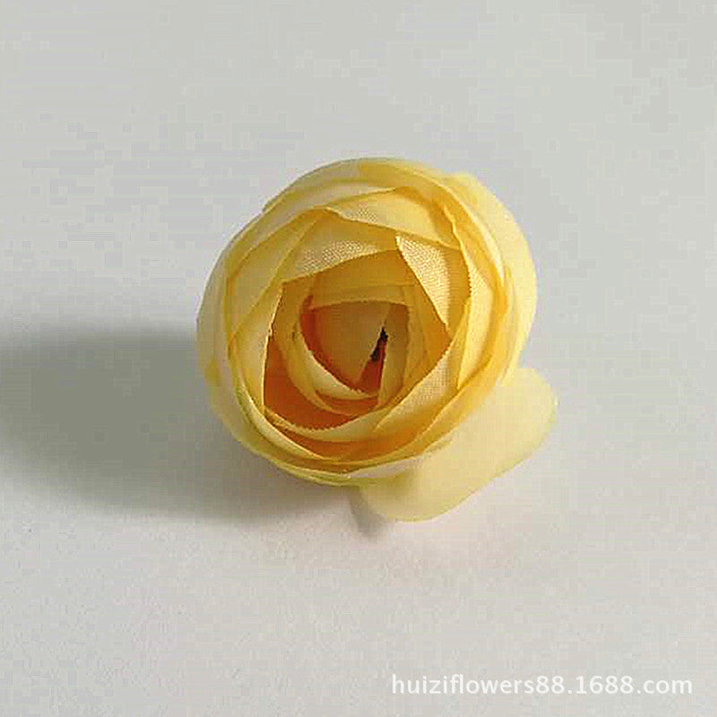 Stunning Faux Camellia Flower Head – Realistic Artificial Flowers for Bouquets, Boutonnieres, Wrist Corsages, and DIY Sugar Box Crafts