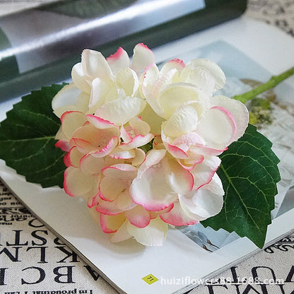 Charming Miniature Pea Blossom Hydrangea Bouquet - Realistic Faux Flowers for Home Decor, Perfect for Bohemian, Forest Aesthetic Style