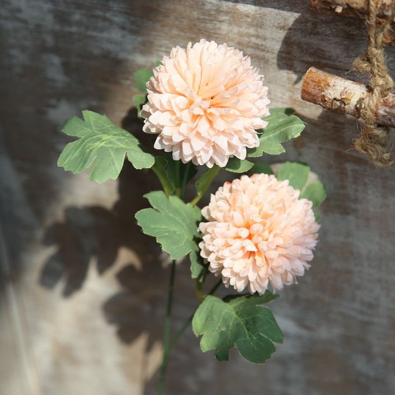 Stunning Faux Flower Dandelion & Hyacinth Wedding Backdrop for Home Décor - Gorgeous Rose Photography Scene - DY1-1087