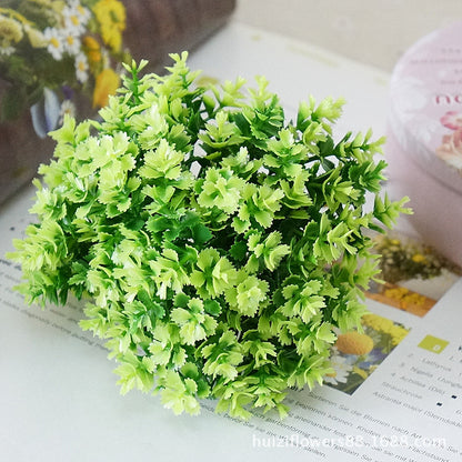 Realistic 5-Bunch Artificial Plastic Grass - 1228/5 Faux Greenery for Photography, Landscape Design, and DIY Decor