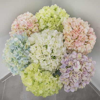 Elegant Bella Hydrangea Faux Flower Bouquet - Stunning European-Style Home Décor Decoration for Timeless Beauty