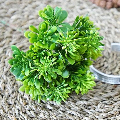 Stunning Miniature Luo Han Cao Artificial Floral Arrangement - Perfect for Home Decor, Weddings, Photography, and Green Wall Accent - 1179 Unique Design