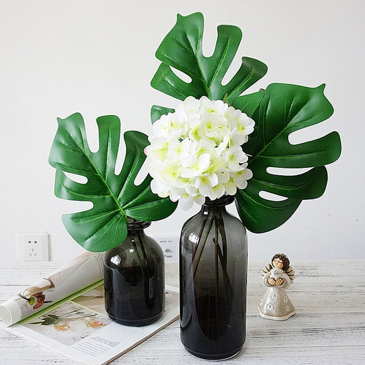 Realistic Faux Monstera Leaf for Floral Arrangements – Perfect for Home Décor, Wedding Decorations, and Craft Projects