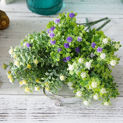 Charming American Rustic Baby's Breath Faux Flowers - Perfect for DIY Plant Wall Decor, Handmade Floral Arrangements, and Craft Projects