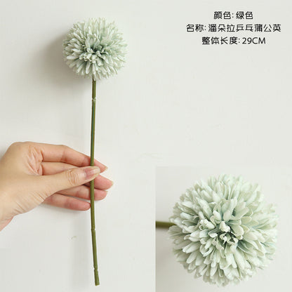 Beautiful Artificial Dandelion Flower - Single Stem Faux Floral Arrangement for Home Decor, Weddings, and Event Decor - Elegant Hand-Tied Bouquets and Aisle Decorations - Model MW57891