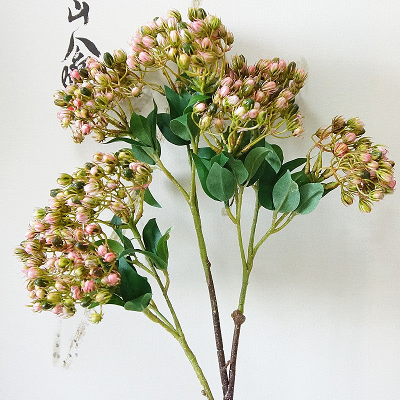 Realistic 27-Branch Jasmine Flower Arrangement - Lifelike Faux Floral Home Décor for Styling, Photography & Decoration