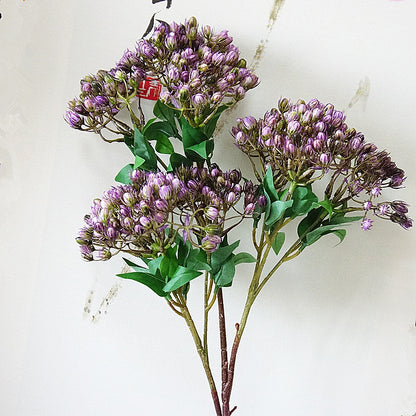 Realistic 27-Branch Jasmine Flower Arrangement - Lifelike Faux Floral Home Décor for Styling, Photography & Decoration