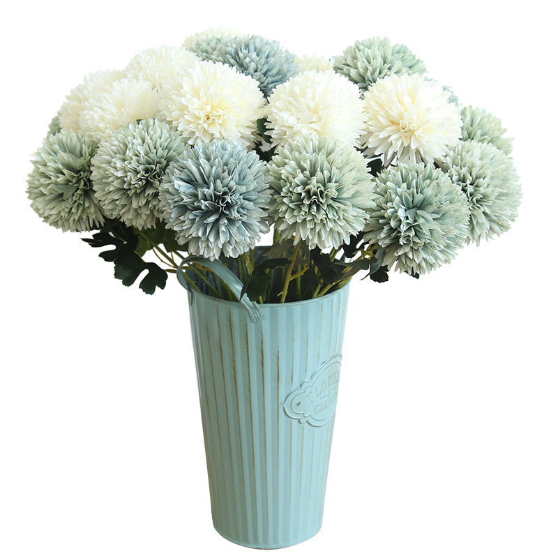 Realistic Faux Dandelion Flower Ball for Home Decor - Perfect for Weddings, Bouquets, Aisle Decorations, and Flower Walls - MW57890