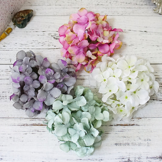 Realistic Marguerite Hydrangea Bouquet - Lifelike Artificial Flowers for Wedding Photography, DIY Decor, and Event Styling