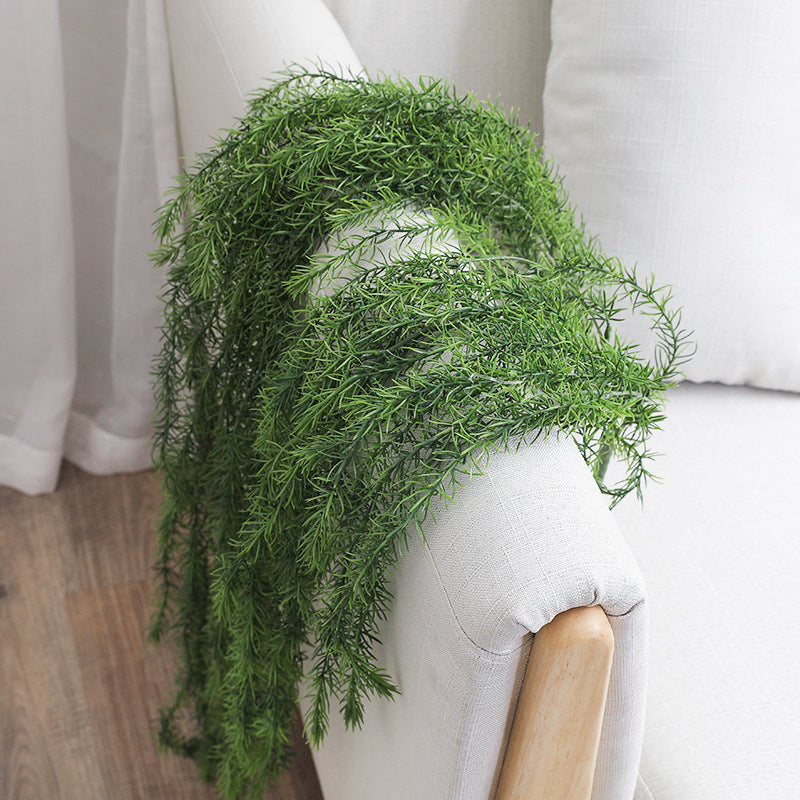 Realistic Faux Rattan Goldfish Plant Wall Hanging - Perfect for Weddings, Home Decor, Hotel Displays & Event Styling