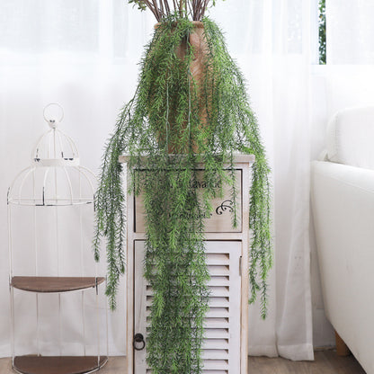 Realistic Faux Rattan Goldfish Plant Wall Hanging - Perfect for Weddings, Home Decor, Hotel Displays & Event Styling