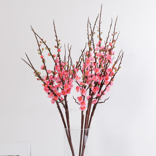 Realistic Wintersweet Faux Flowers - Beautiful Indoor Decoration for a Festive Atmosphere with Lifelong Lasting Plum Blossom Look