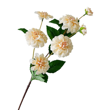 Lifelike Artificial Peony Branch with 7 Blooms - Elegant Silk Flowers for Home Decor, Wedding Celebrations, and Photography Props