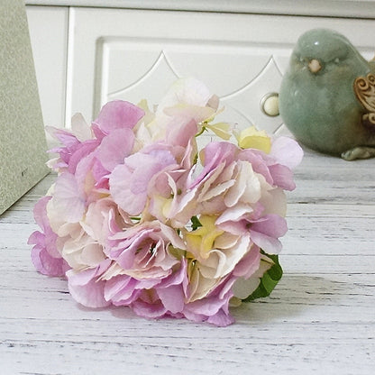 Realistic Short-Stemmed Hydrangea – Dreamy Faux Flower for Home Decor, Events & Photography – Perfect for Weddings and Soft Furnishings