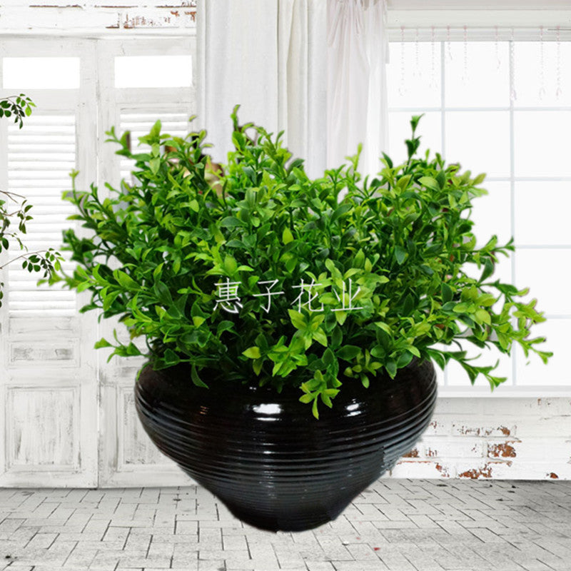 Lifelike 7-Layer Plastic Grass Water Plant - Perfect for Home Décor, Eco-Friendly Greenery, and Maintenance-Free Fake Plants