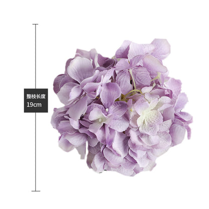 Stunning Artificial Hydrangea Floral Decor for Wedding Aisle Markers - Elegant Wedding Signage with Beautiful Carolla Hydrangea Blooms