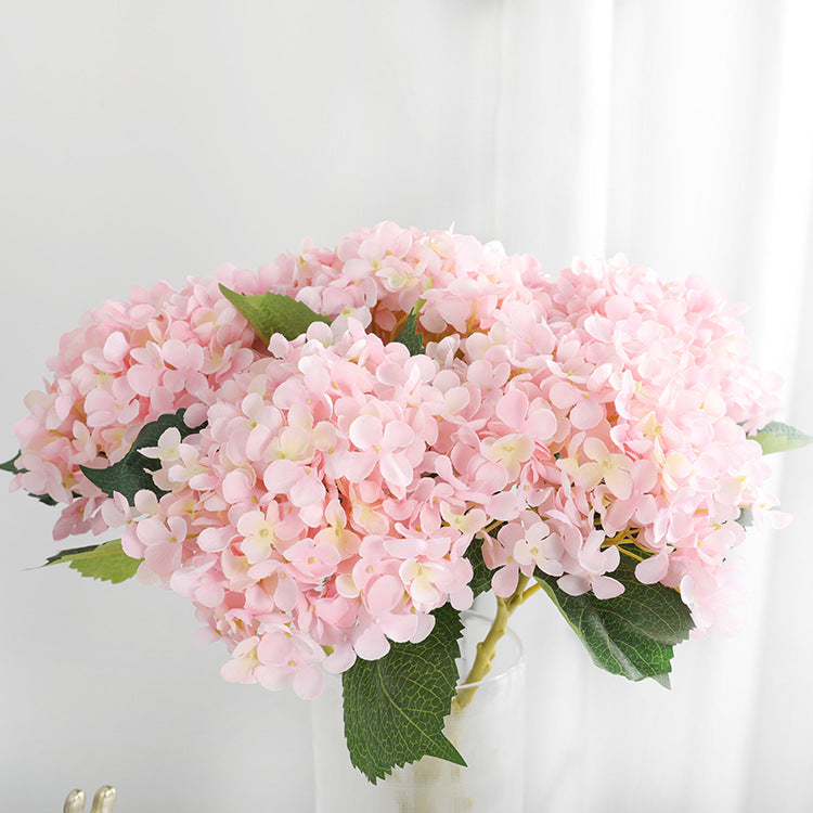 Elegant Faux Floral Wedding Home Decor - Stunning Artificial Hydrangea Bouquet with 11 Branches of Delicate Miniature Flowers for a Touch of Luxury