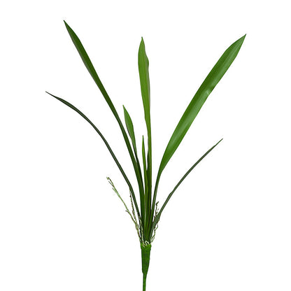 Lifelike Orchid Leaves Artificial Green Plant Home Decor Accent - Perfect for Indoor and Outdoor Settings!