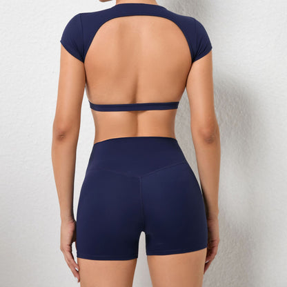 High Waisted Butt Lifting Yoga Set for Women Stretchy Tummy Control Fitness Wear for Quick Drying Comfort and Peachy Curves