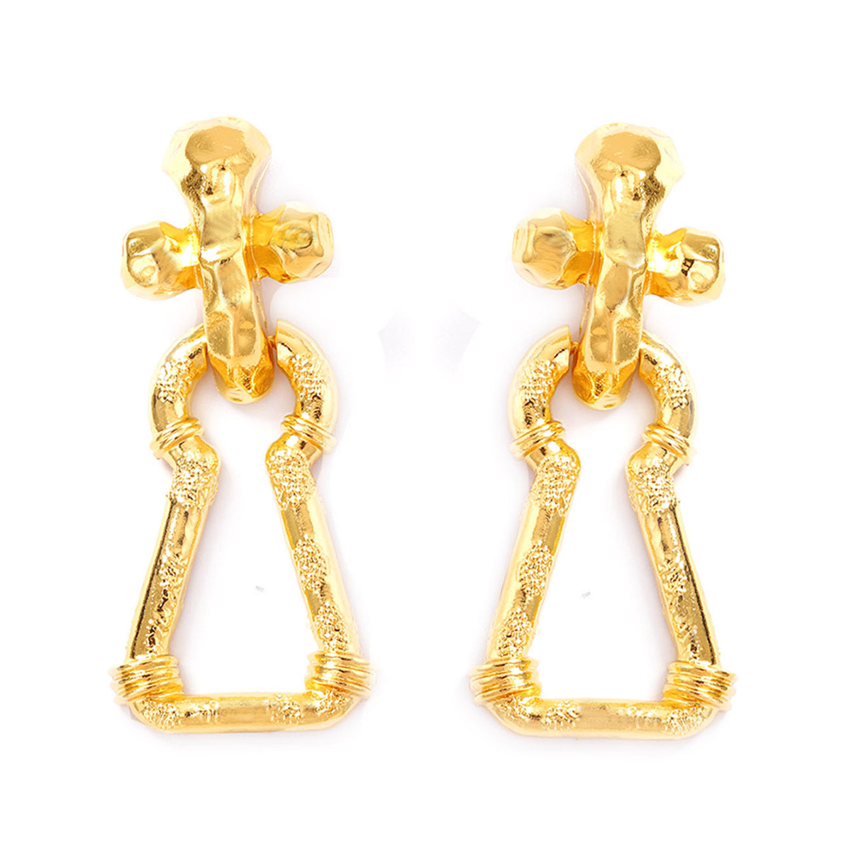 Exquisite Lightweight Geometric Drop Earrings - Trendy, Unique, and Versatile Minimalist Jewelry for Women