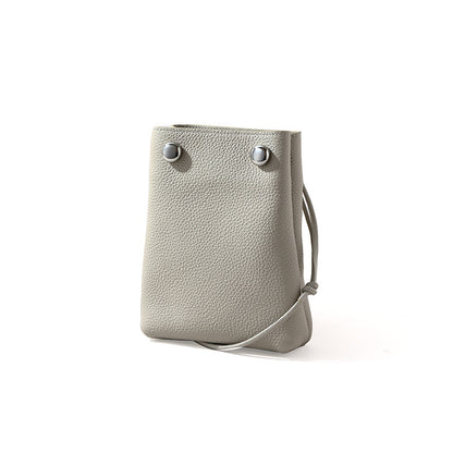 and Minimalist Genuine Leather Women's Crossbody Bag for Travel Quick Outings and Everyday Use