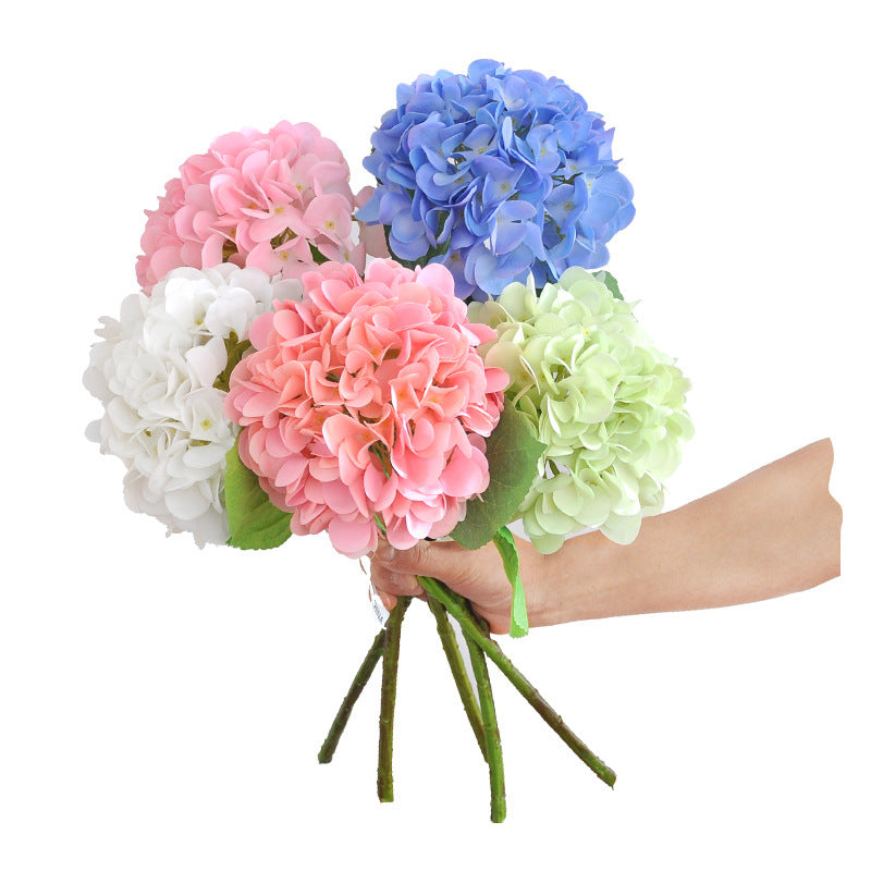 Luxurious Touch & Moisture-Proof Artificial Hydrangea Flowers for Home Decor – Perfect for Weddings, Events, and Hotel Beautification