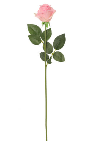 Realistic Touch Moisturizing Single Stem Faux Rose - Perfect for Home Decor, Weddings, and Bridesmaid Bouquets - Stunning Artificial Flower Arrangement