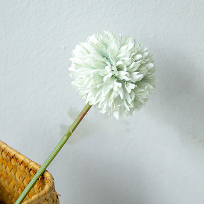 Realistic Single-Head Dandelion Ball Flower—Charming Faux Flower Pot for Weddings and Home Decor, Perfect for Unique Floral Arrangements