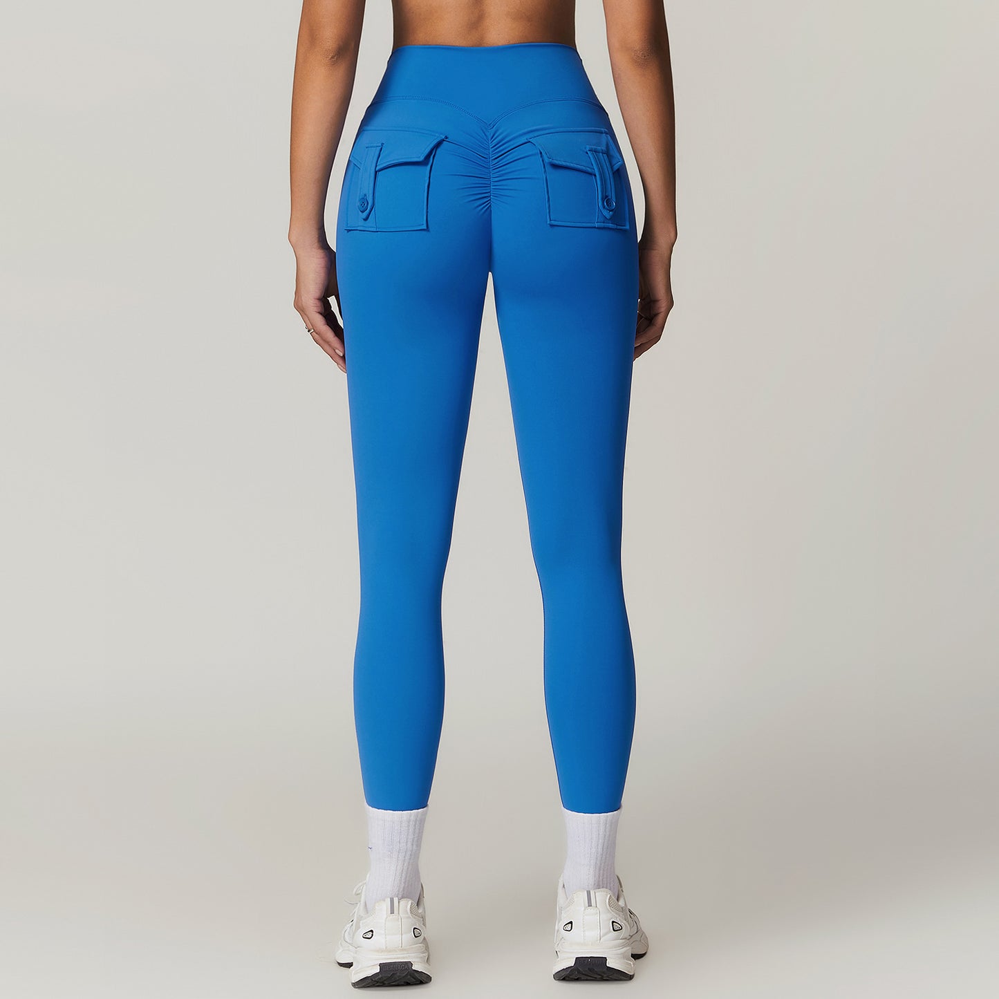 High Waisted Yoga Pants with Pockets Peach Butt Enhancing Fitness Leggings for Comfort and Style Model 8882