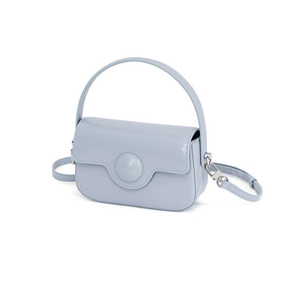 Luxurious Leather Camera Bag Minimalist Small Square Crossbody Shoulder Handbag for Women Summer Accessory with Style and Versatility