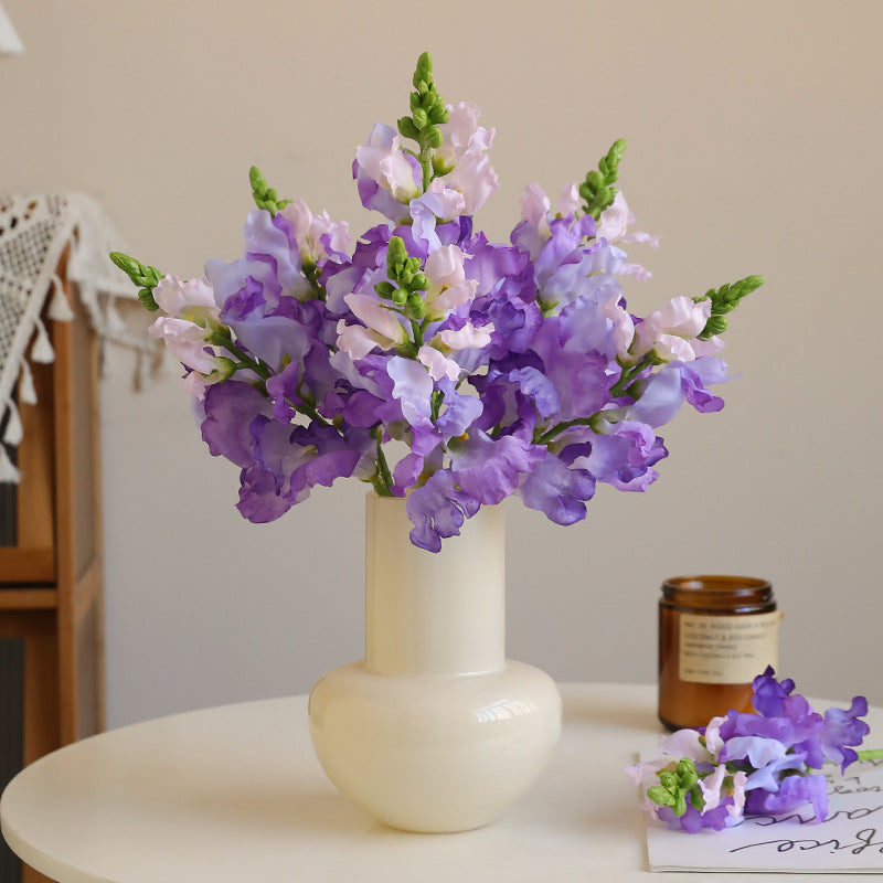 Realistic Single Stem Violet Hyacinth -  Home and Wedding Décor Floral Arrangement, Perfect for Photography Props