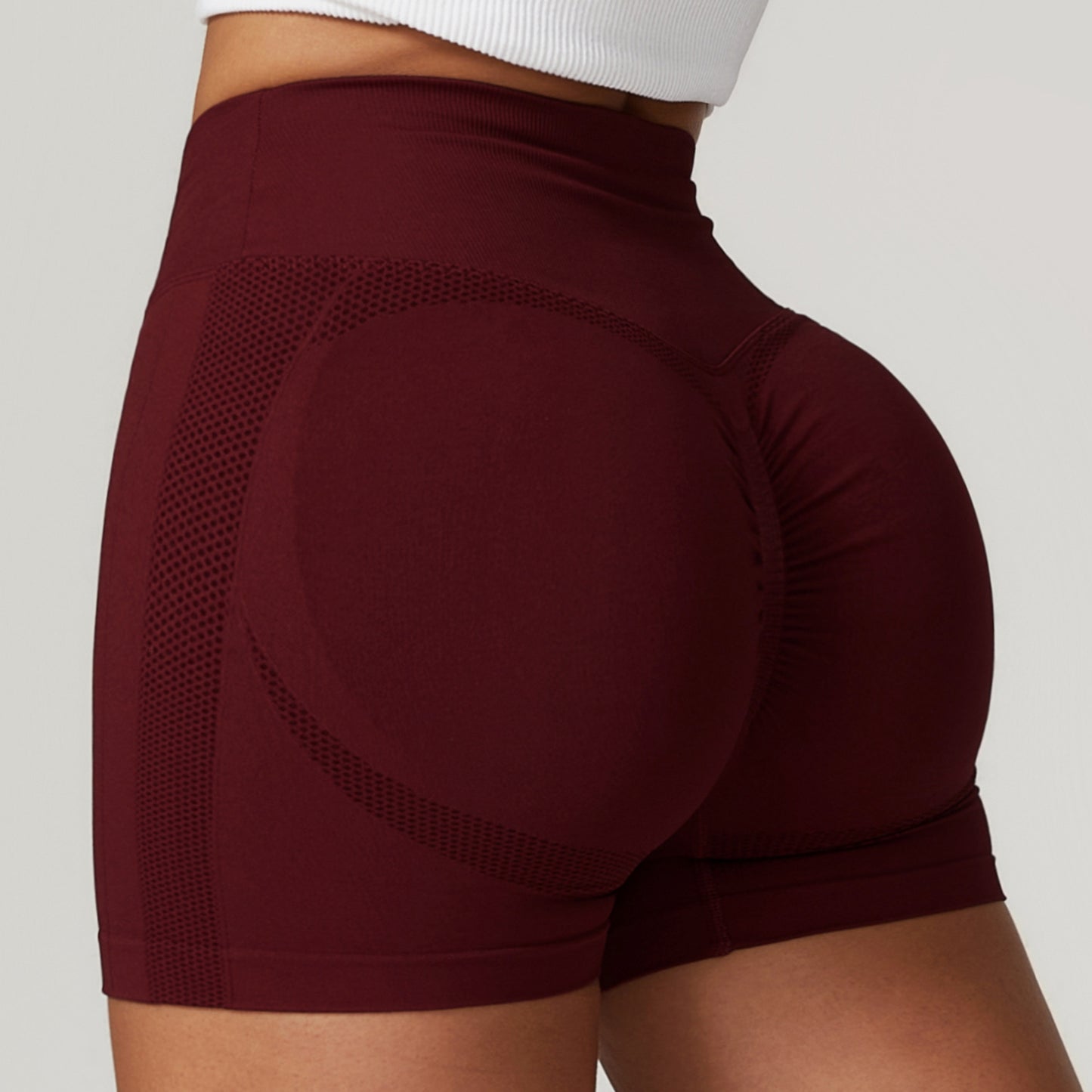 Peach Shape Seamless High Waisted Yoga Shorts for Women Comfortable Running and Fitness Wear for Active Lifestyle