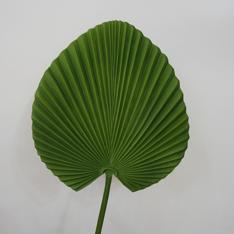 High-Quality Realistic Faux PU Palm Leaf Greenery for Wedding and Celebration Decoration | Perfect for Floral Arrangements and Event Styling