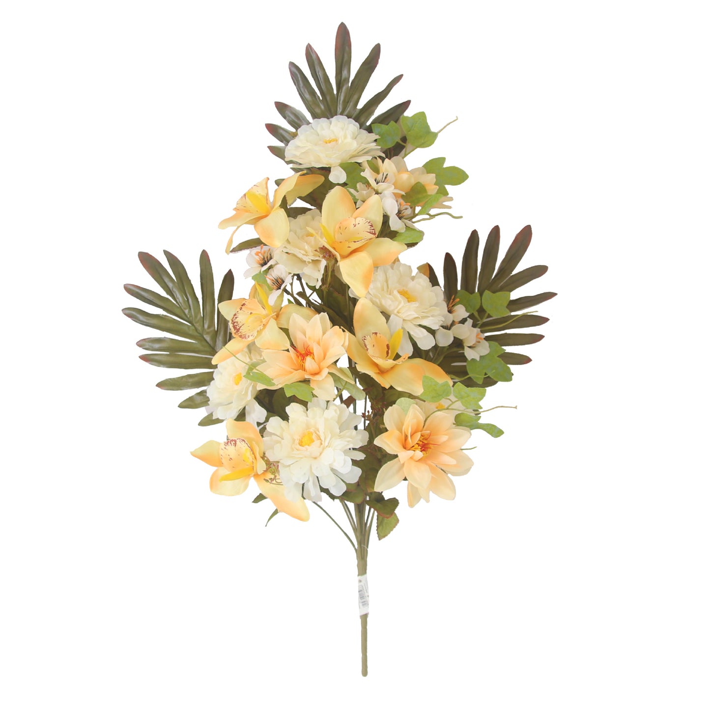 18-Prong Cattelan Style Elegant Faux Peony and Paeonia Floral Arrangement - Exquisite European Design for Home Decor