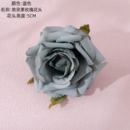 INS Stylish Curled Edge Rose Flower Box - Stunning Faux Floral Home Decor for Weddings and Special Celebrations, MW07301