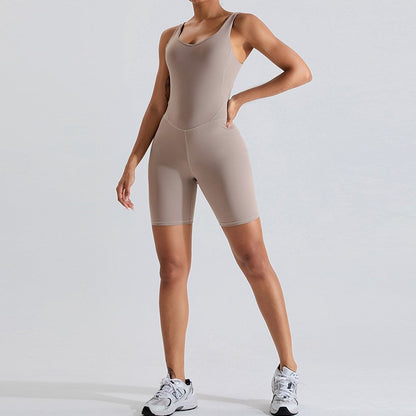 Women's Yoga Bodysuit Comfortable and Versatile Full Body Activewear for Outdoor Dance and Fitness Activities