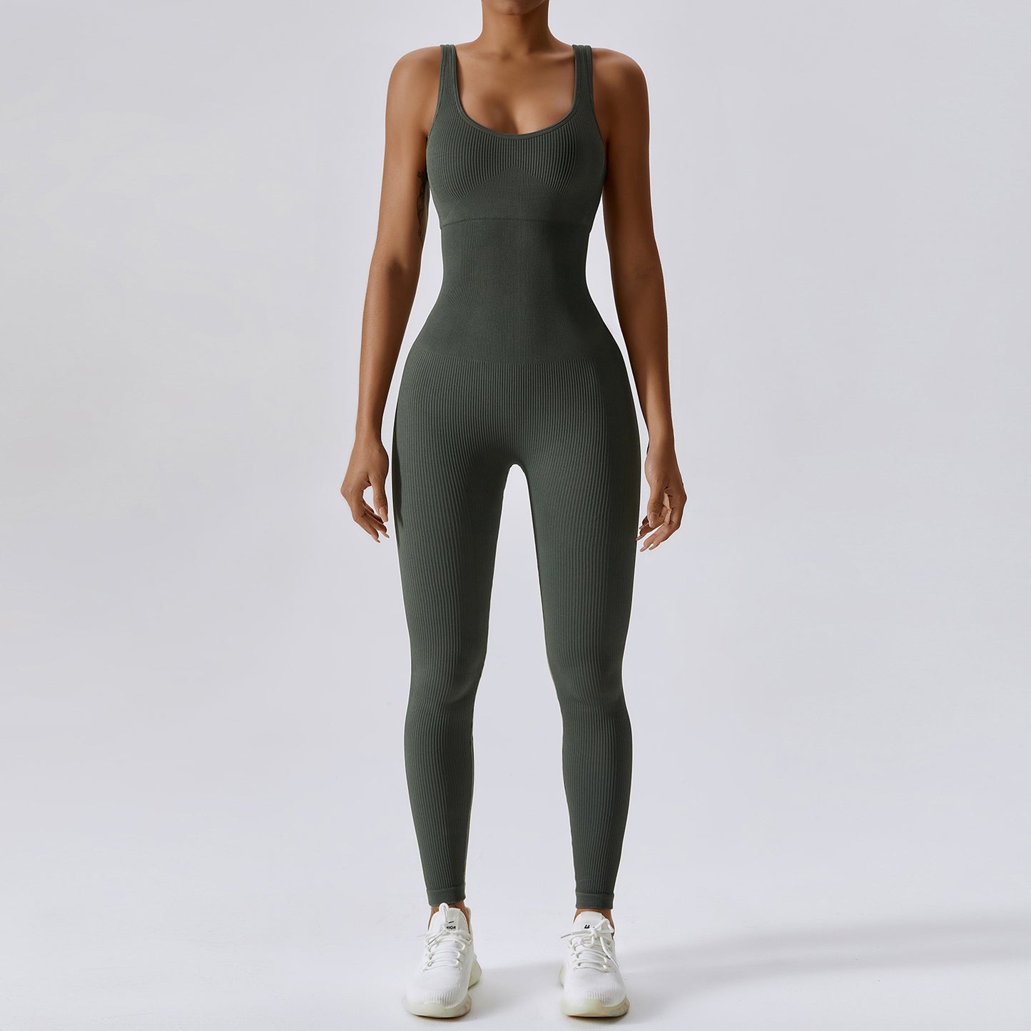 Seamless Yoga Bodysuit Sculpting Dance and Workout Leggings for Flexibility and Comfort Style 6848