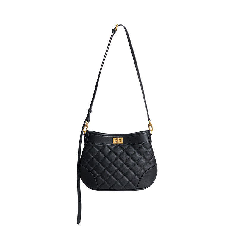 Swift Genuine Leather Tote Bag Fall Winter Crossbody with Quilted Design for Everyday Use and Chic Outings
