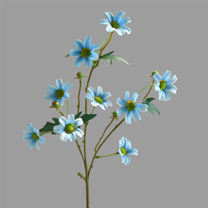 Elegant Faux Daisy Single Stem - Perfect for Modern Farmhouse Home Décor, Dining Table Centerpiece, and Living Room Accents