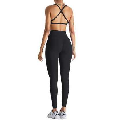 Seamless Women s Yoga Set Sportswear for Outdoor Running Quick Dry Leggings and Comfortable Fitness Apparel