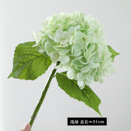 Realistic Hydrangea Bouquet - Elegant Faux Silk Flowers for Home Décor, Hotel Decoration, and Stylish Table Centerpieces