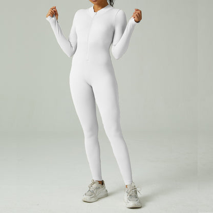 Seamless Full Body Yoga Suit for Women Long Sleeve Bodysuit with Body Sculpting Tights for Comfort and Support in Fitness and Workout Sessions