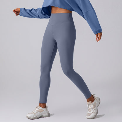 High Waisted Women's Sports Leggings for Running Yoga Quick Dry Smoothing Peach Butt Boosting Fitness Tights for Comfort and Performance