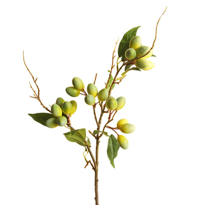 Realistic Olive Fruit Decorative Artificial Floral Arrangement – Perfect for Home Décor, Living Room Centerpieces, and Dining Table Accents