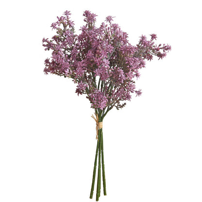 Elegant Simulated Flower Bouquet – Chic and Contemporary Decorative Arrangement for Home and Dining Spaces Featuring Exquisite Millet Flowers