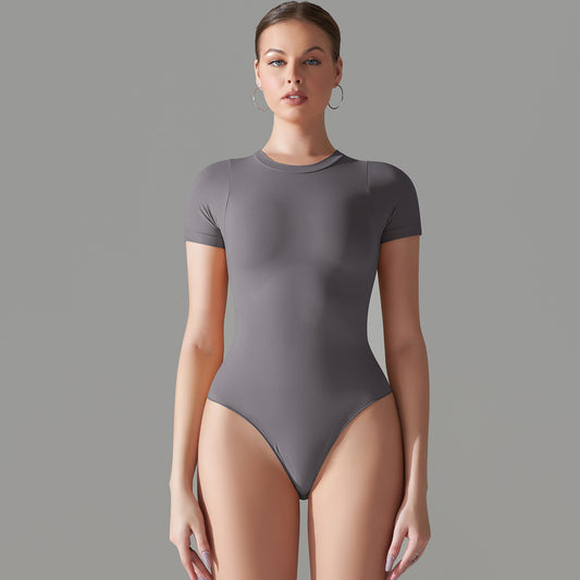 One Piece Body Shaping Bodysuit Slimming Fitness Wear with Beautiful Back Design for Yoga and Workout Versatile Shapewear for Comfort